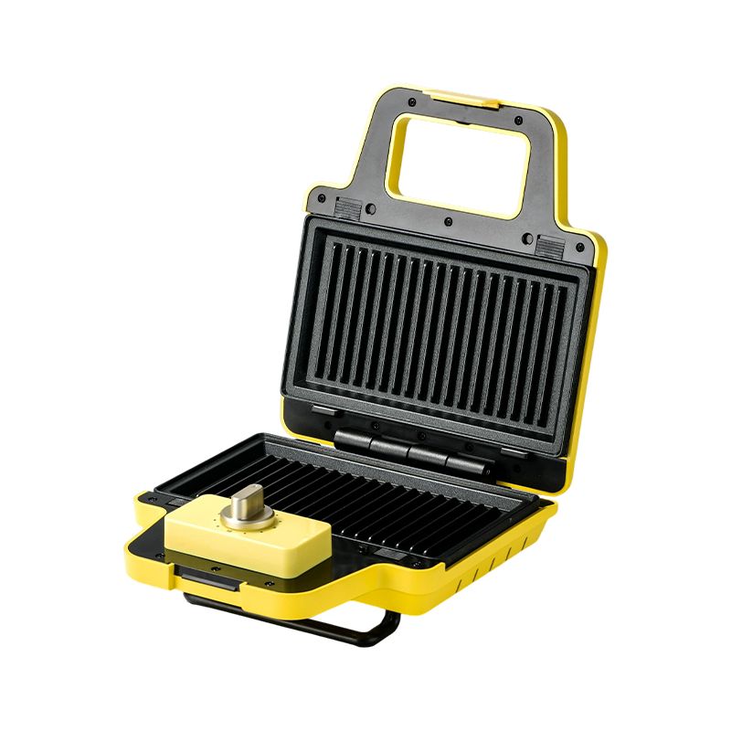 BJX-S008 800W 2-slice na Matatanggal na Mga Plato ng Sandwich Waffle Maker