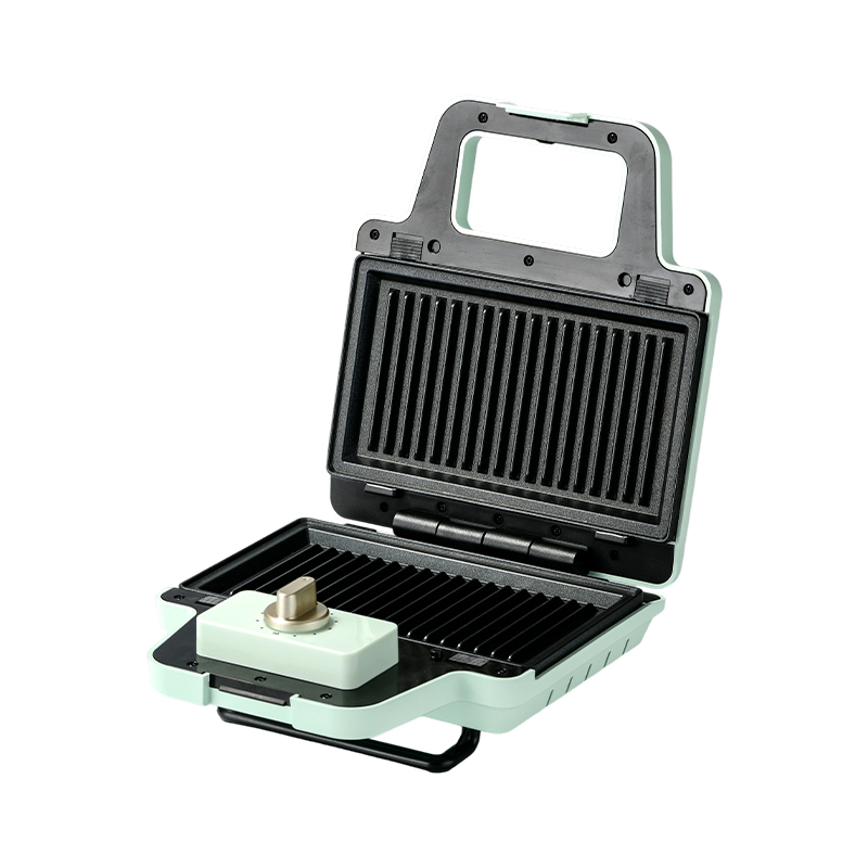 BJX-S008 800W 2-slice na Matatanggal na Mga Plato ng Sandwich Waffle Maker