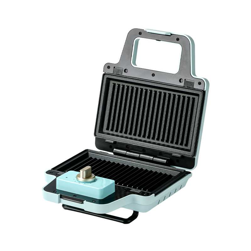 BJX-S008 800W 2-slice na Matatanggal na Mga Plato ng Sandwich Waffle Maker