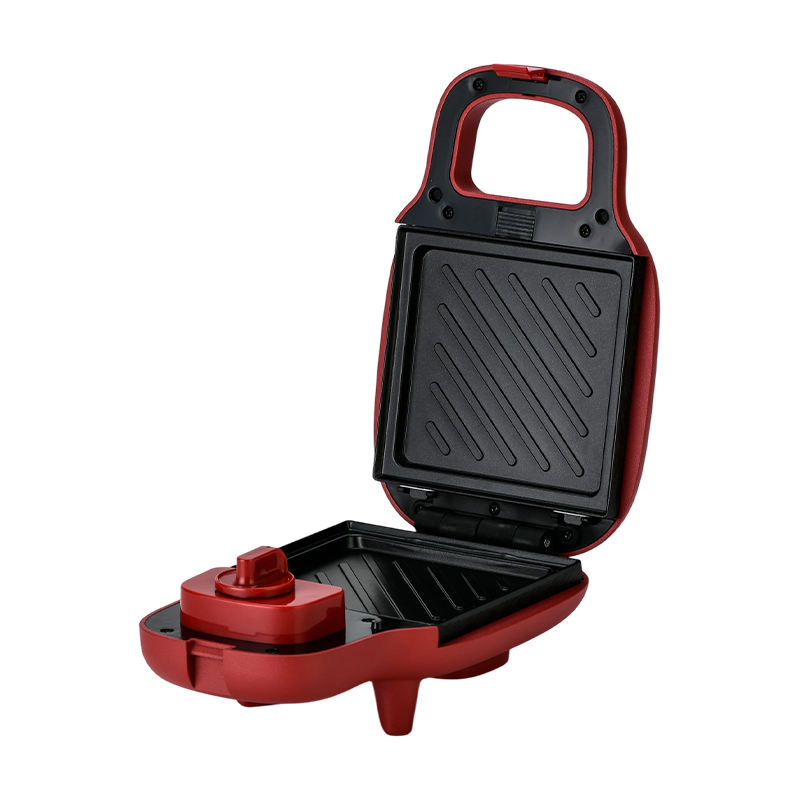 BJX-S013 15-Minute Timer Single-Slice Multifunction Sandwich Maker Na May Mga Matatanggal na Plate
