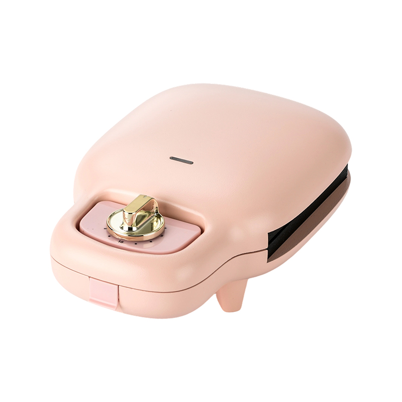BJX-S013 15-Minute Timer Single-Slice Multifunction Sandwich Maker Na May Mga Matatanggal na Plate