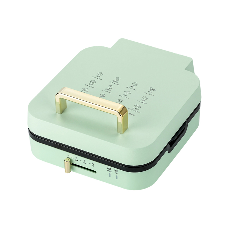 BJX-S018 24x24cm Grill Maker na may Temperature Control at Mga Matatanggal na Plate