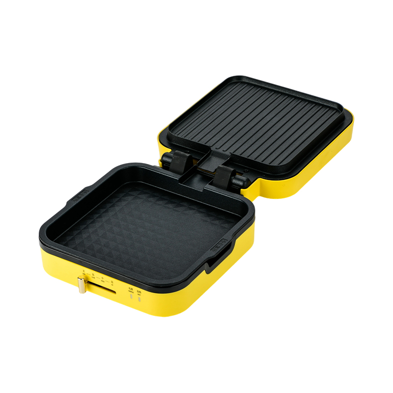 BJX-S018 24x24cm Grill Maker na may Temperature Control at Mga Matatanggal na Plate