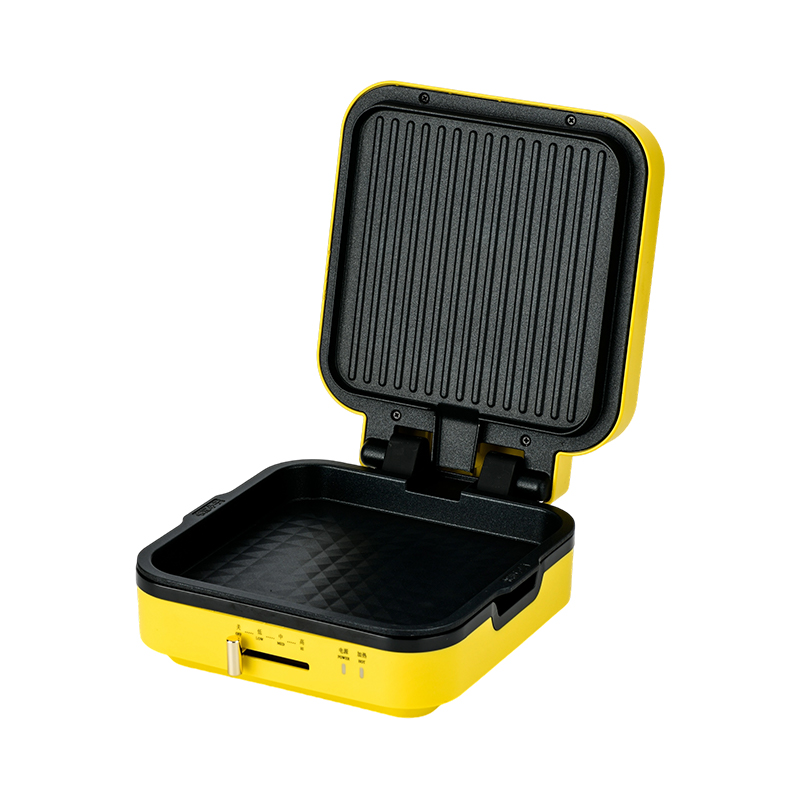 BJX-S018 24x24cm Grill Maker na may Temperature Control at Mga Matatanggal na Plate