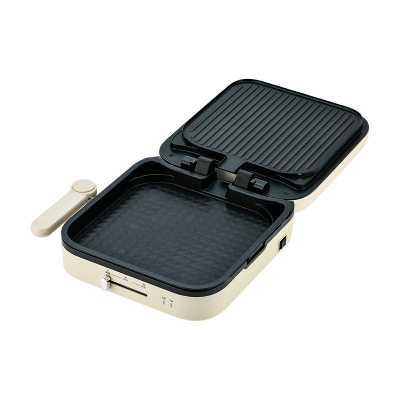 BJX-S023 28x28cm Large-Plate na may Temperature Control Panini at Grill Maker