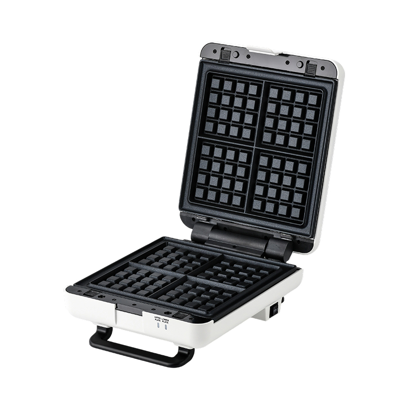 BJX-S026 4-Slice 180° Open Grill & Sandwich Maker na may 3-Level Control at Oil Drip Tray